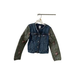 SARAH JESSICA PARKER X GAP KIDS DENIM QUILTED JACKET, Girls size Large